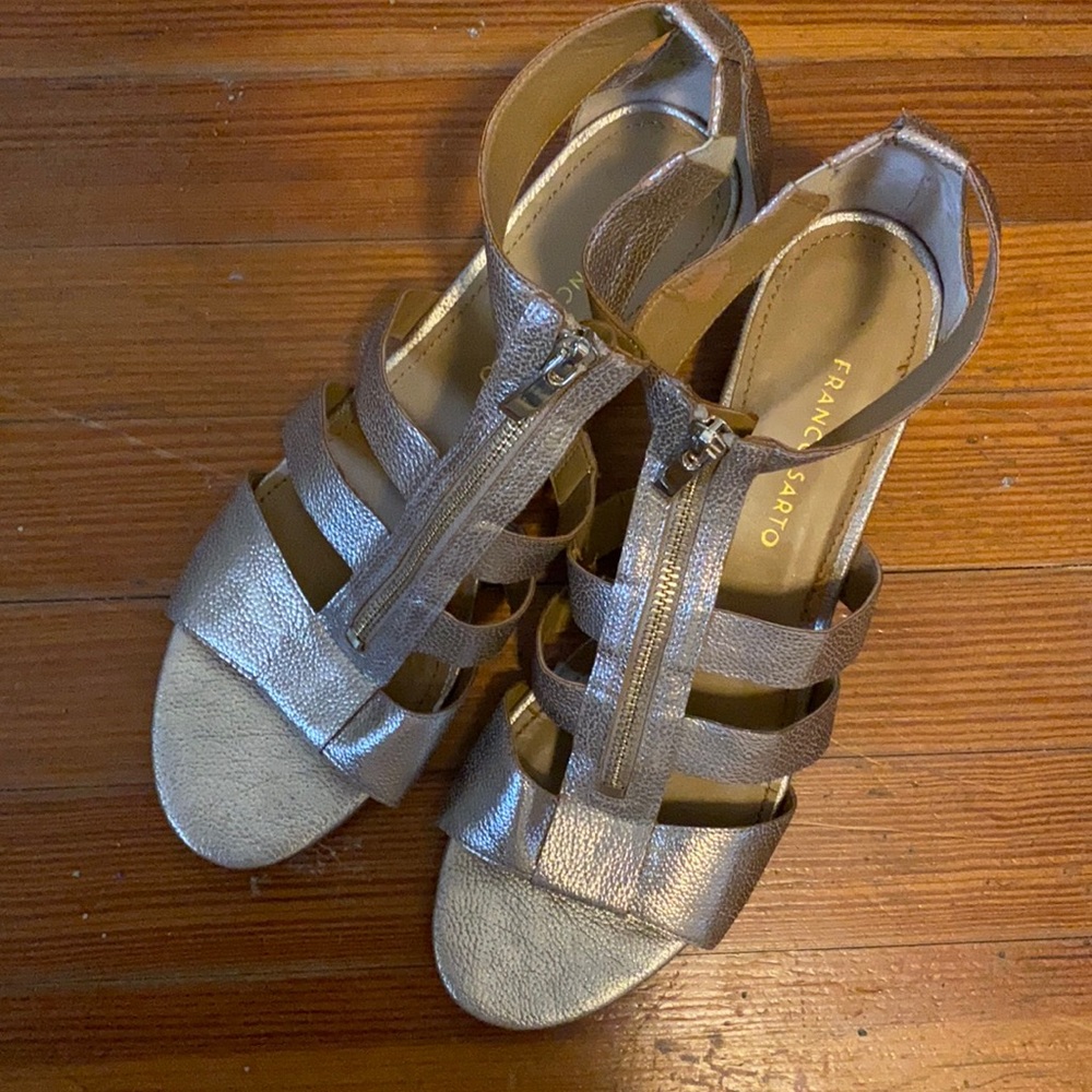 Franco Sarto 11M slight wedge summer shoe.